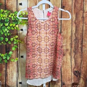 Fourteenth Place Sleeveless A-line Blouse Size L